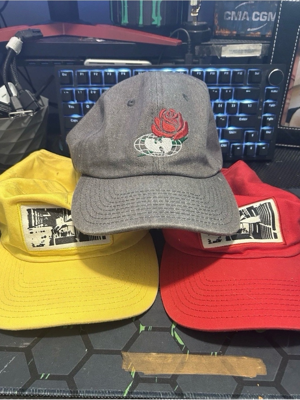 3x WuTang Snapbacks/ Wu-Wear
